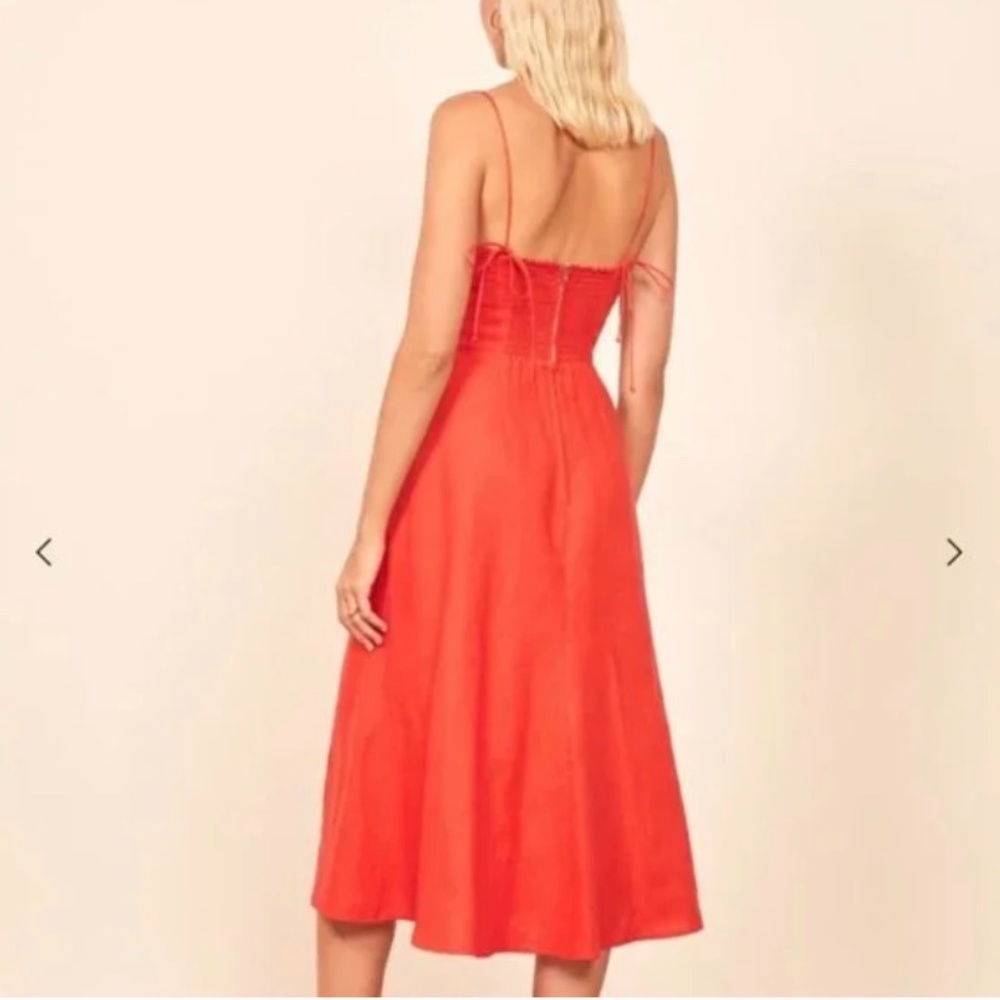 Reformation Nebraska Linen Dress - Picture 2 of 5